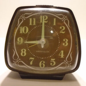 Westclox Mechanical Wind Up Alarm Clock Model 05242H