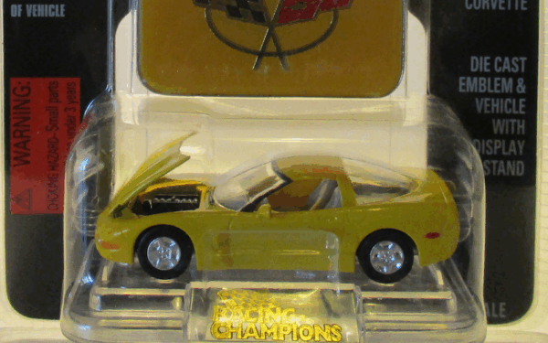 Racing Champions Mint Yellow 1997 Corvette Yellow #84