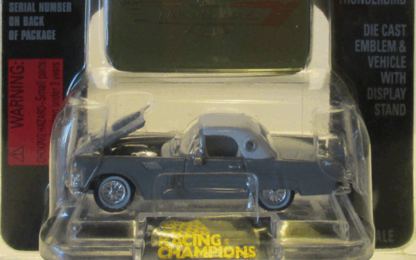 Racing Champions Mint Edition 1956 Ford Thunderbird Gray/White #16