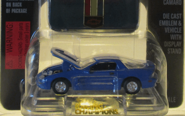 Racing Champions Mint Edition 1996 Chevy Camaro Blue # 24