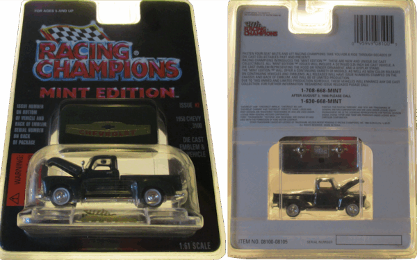 Racing Champions Mint Edition 1950 Chevy 3100 Green #2 - Image 2