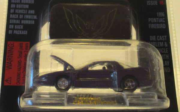 Racing Champions Mint Edition 1996 Pontiac Firebird Purple #8