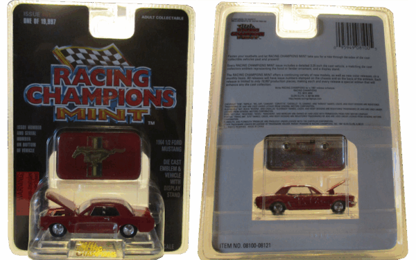 Racing Champions Mint 1964 1/2 Ford Mustang Red #81 - Image 2