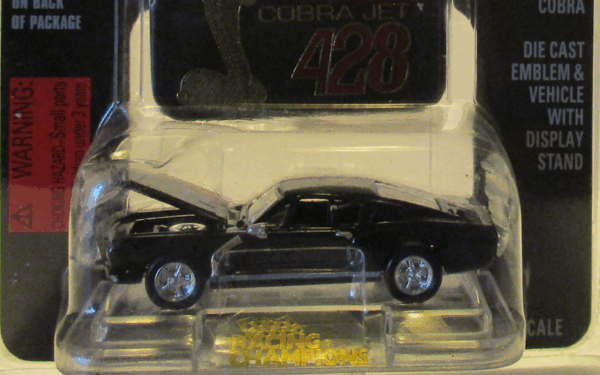 Racing Champions Mint 428 Cobra Jet Black #55